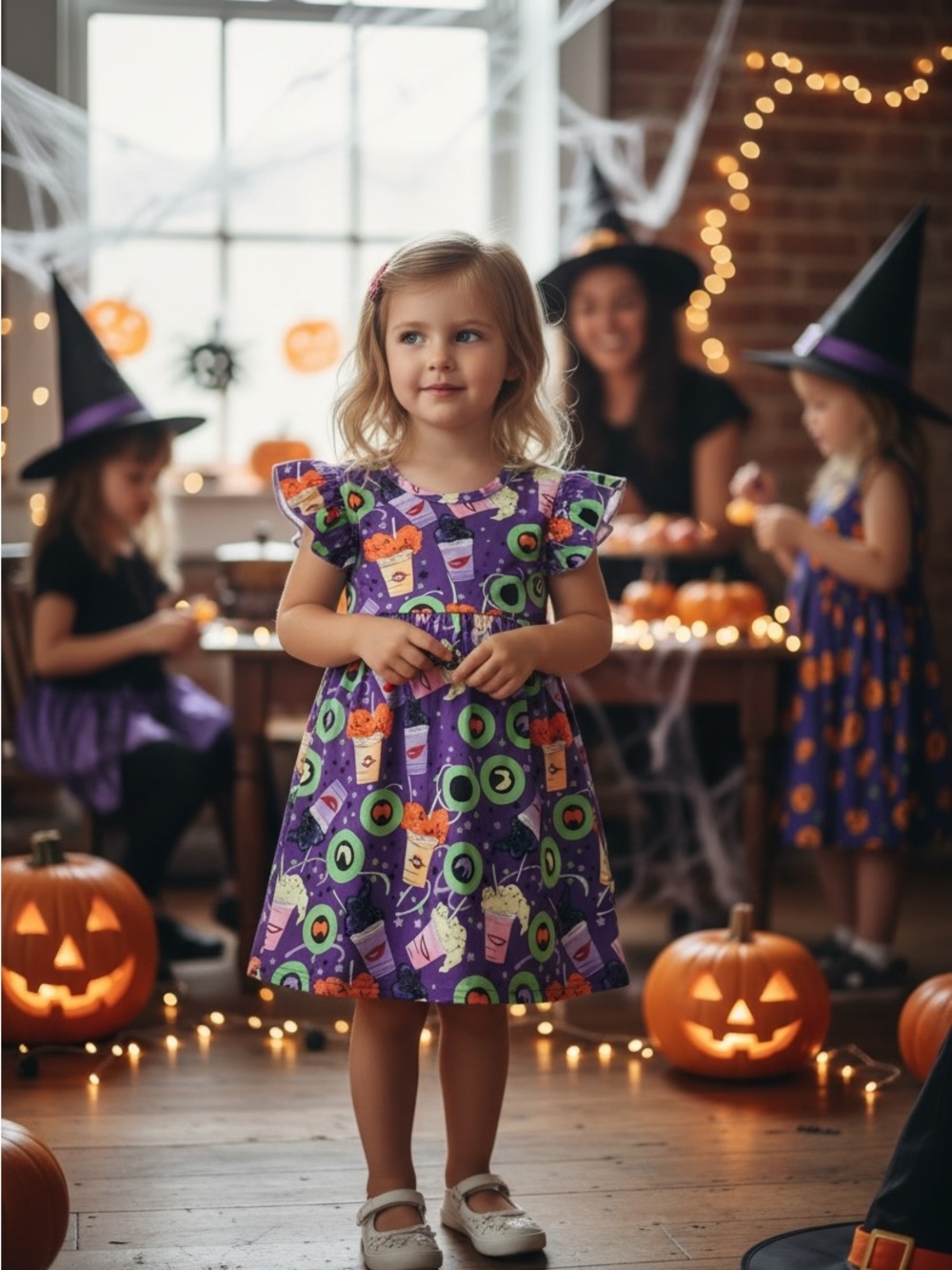 Hocus Pocus witches brew girl dress